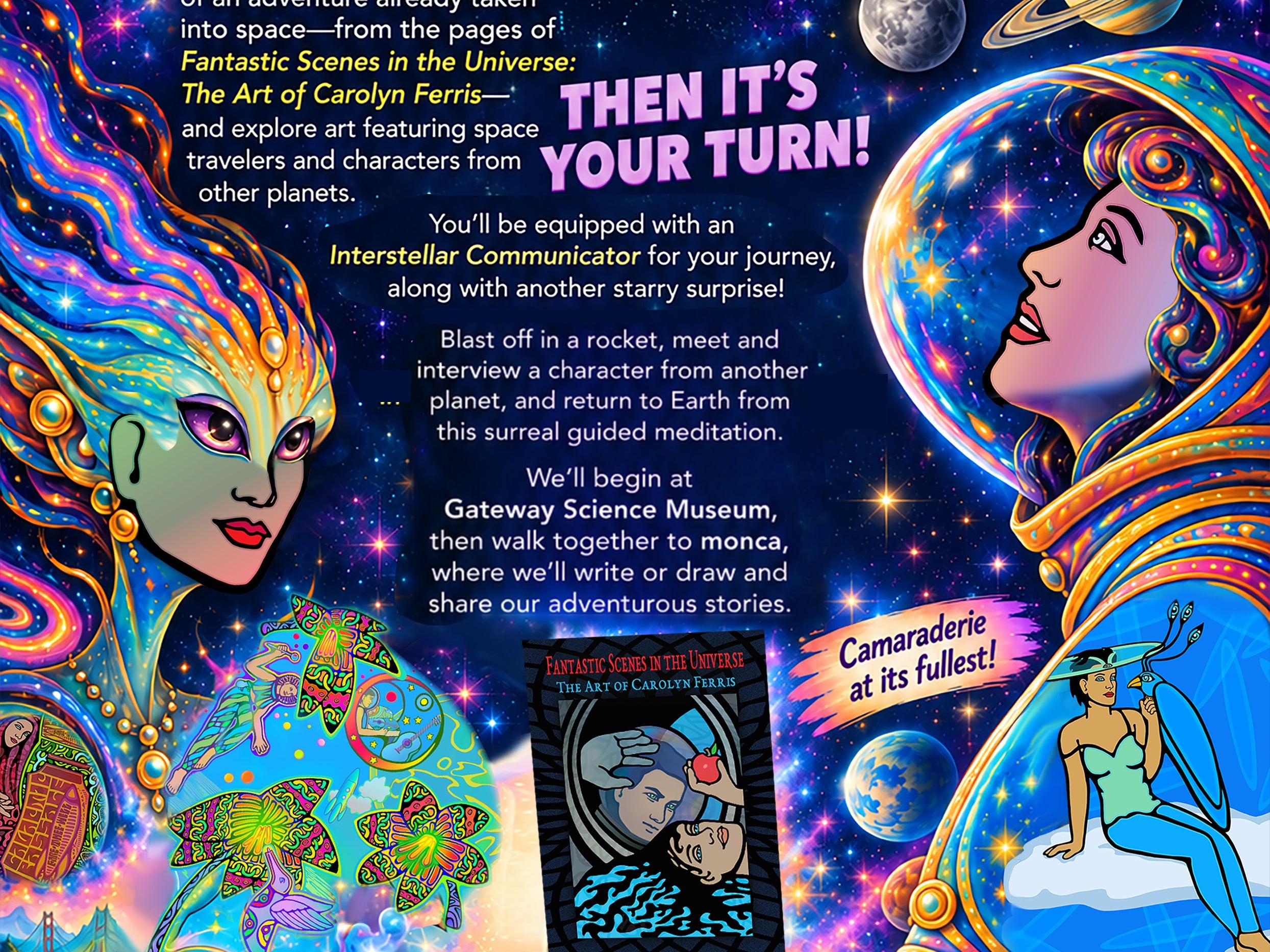Fantastic Scenes in the Universe: An Interplanetary Interview Experience