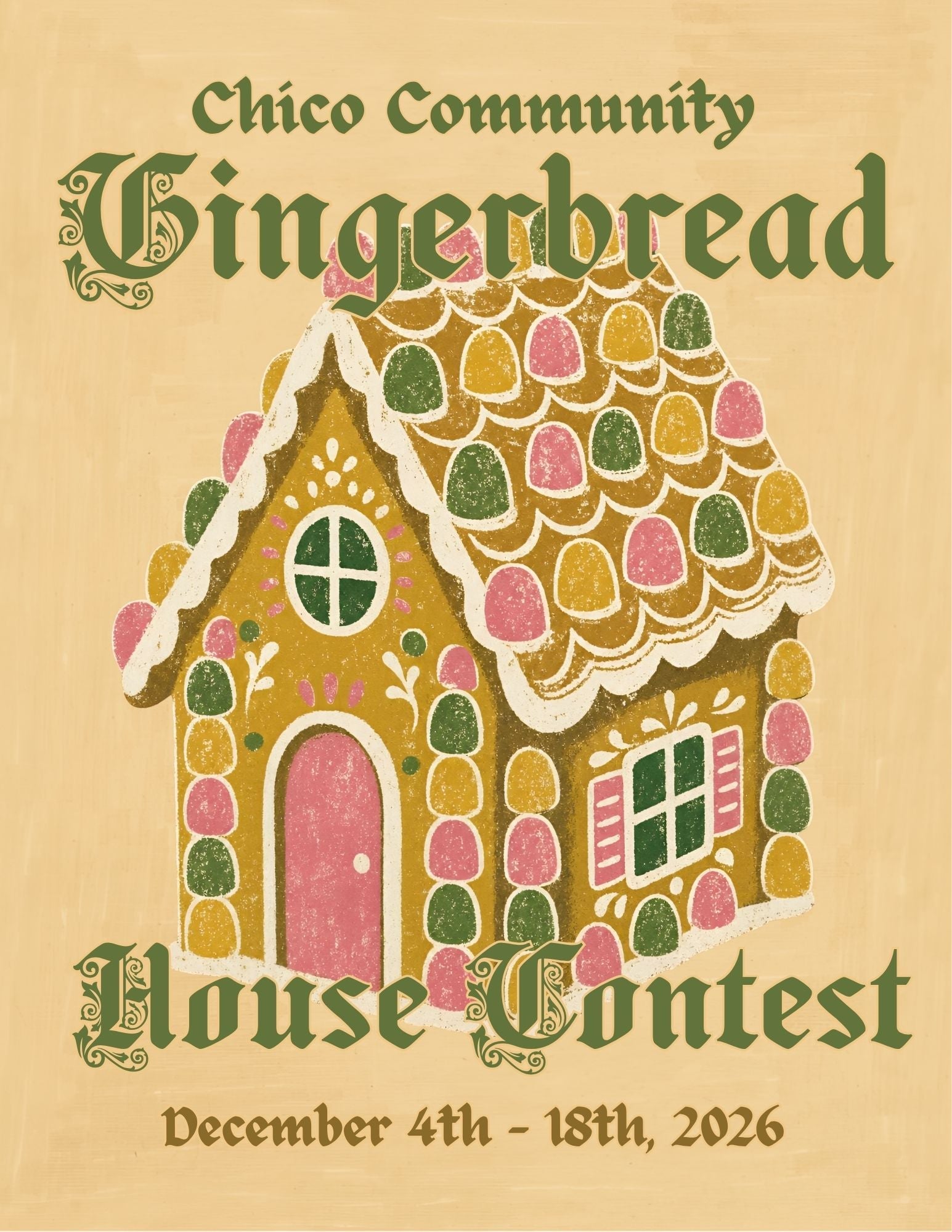 Chico Community Gingerbread House Contest Showcase